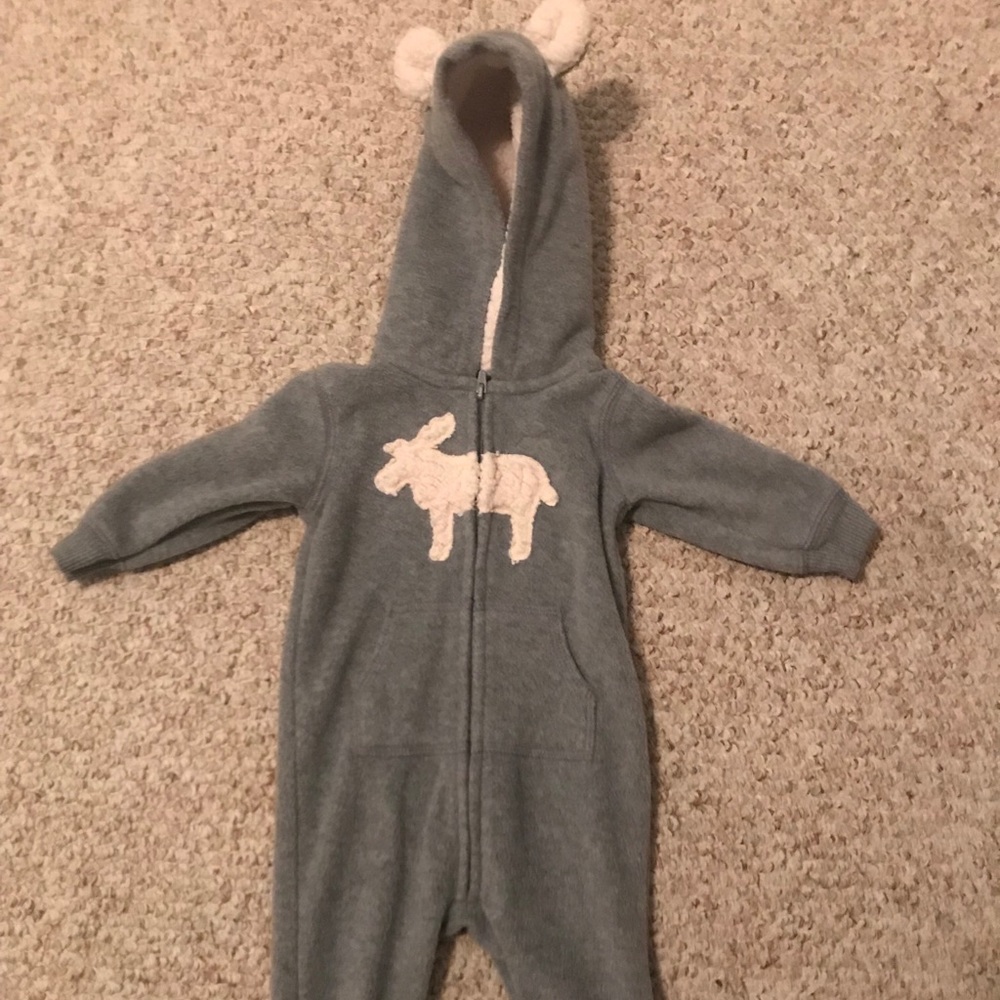 Adorable moose onesie by Carter’s